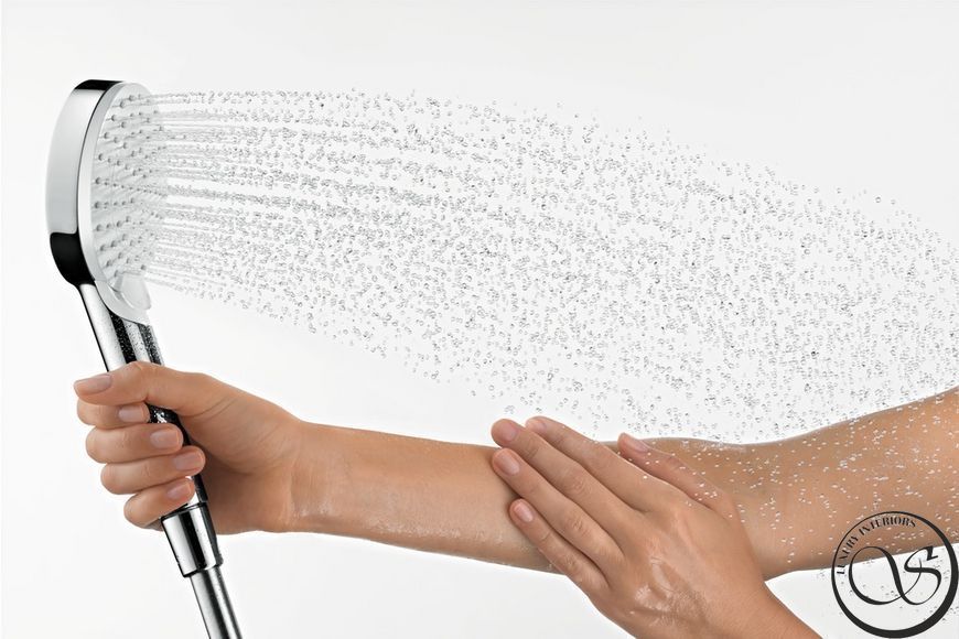 Duș de m&acirc;nă Hansgrohe Crometta 100 Vario, alb/crom (26330400) 26330400 foto