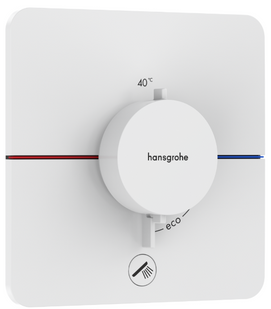 Hansgrohe ShowerSelect Comfort Q HighFlow termostat ascuns, 1 funcție, alb mat (15589700) 15589700 foto