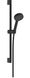 Душевой набор Hansgrohe Activera Select S 2jet EcoSmart+ 28045670 со стойкой 65 см черный матовый 28045670 фото 1