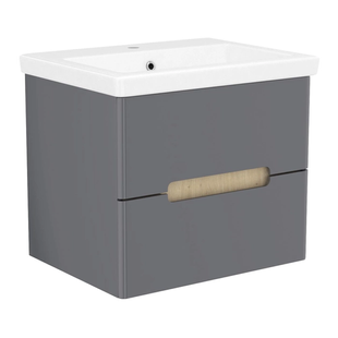 Тумба с умывальником VOLLE PUERTA 15-16-60G подвесная 56x52x42.8см 15-16-60G фото