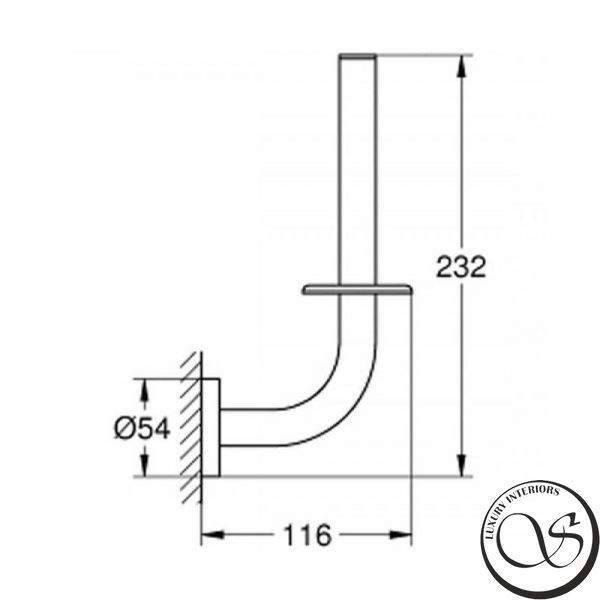 GROHE ESSENTIALS держатель для туалетной бумаги 40385001 фото