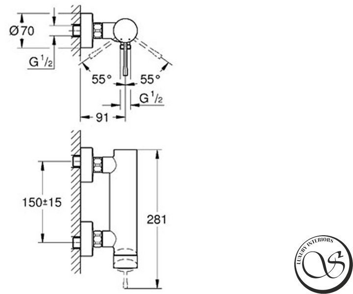 GROHE ESSENCE New смеситель для душа 33636001 фото