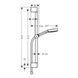 Душевой набор Hansgrohe Pulsify Select со штангой 65 см (24160700) 759498604781 фото 2