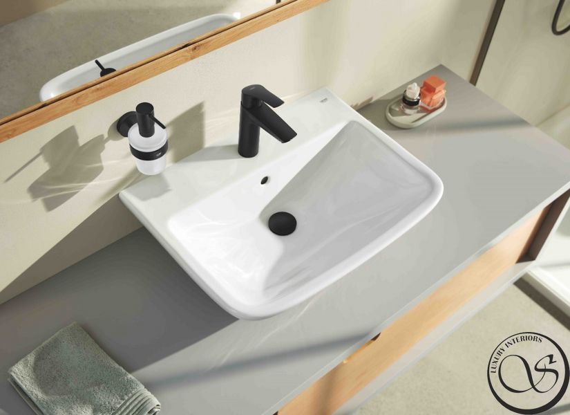 Комплект смесителей с душем Grohe EuroSmart, черный матовый (UA123246M243) UA123246M243 фото