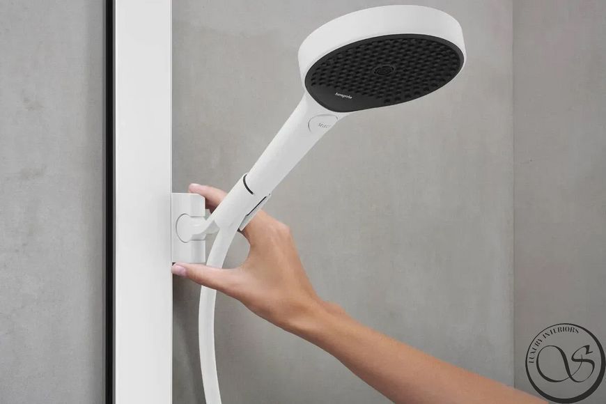 Душевая система Hansgrohe Rainfinity 250 1jet 28742700 EcoSmart с термостатом белый матовый 28742700 фото