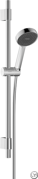 Душевой набор Hansgrohe Activera Select S 2jet EcoSmart 28052000 с держателем и шлангом 1,25 м, хром 28052000 фото