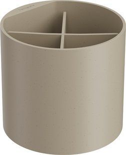 Pahar ad&acirc;nc Hansgrohe WallStoris Planet Edition, 12,6 x 10,8 cm, Gri nisipos (28916210) 28916210 foto
