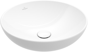 Lavoar de blat Villeroy & Boch Loop & Friends 4A460001, 420 x 420 x 120 mm, cu preaplin, alb alpin 4A460001 foto