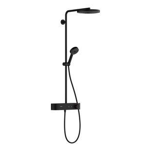 Душевая система Hansgrohe Pulsify Showerpipe 260 1jet 400 Matt Black 24220670 24220670 фото