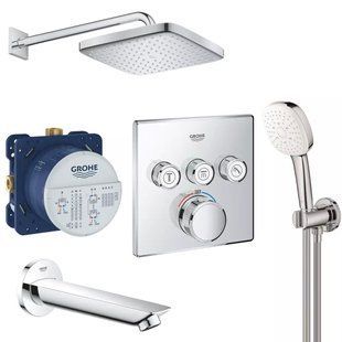 Set de duș GROHTHERM SMARTCONTROL UA26415SC6 5 &icirc;n 1 (26687000+26910003+35600000+29126000+13255001) UA26415SC6 foto