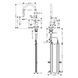 Baterie de bucatarie HANSGROHE TALIS M54 72801000 foto 2