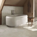 Gresie Cerdisa Beton Design Alb 80x80 cm 0099281 99281 foto 4
