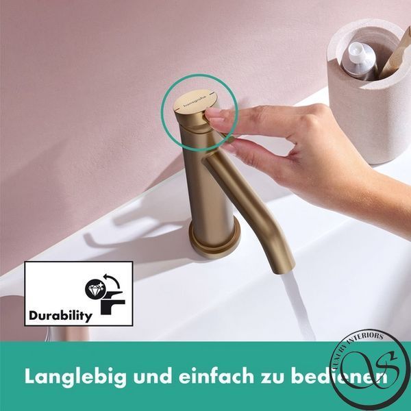 Baterie lavoar Hansgrohe Tecturis S 110 CoolStart, bronz periat (73314140) 73314140 foto