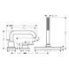 Baterie pentru cada cu 3 orificii Hansgrohe Tecturis S (73447000) 73447000 foto 2