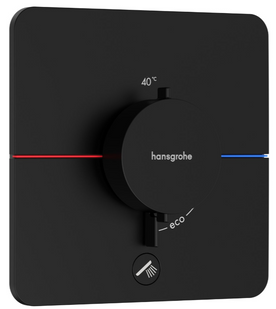 Hansgrohe ShowerSelect Comfort Q HighFlow termostat ascuns pentru 1 funcție, negru mat (15589670) 15589670 foto