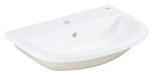 Lavoar pe blat Grohe Bau Ceramic 55, alb (39422000) 39422000 foto