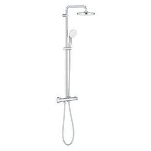 Sistem de duș Grohe Tempesta System 210 cu termostat pentru montare pe perete, crom (26811001) 26811001 foto