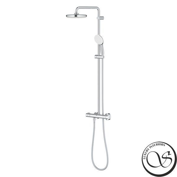 Sistem de duș Grohe Tempesta System 210 cu termostat pentru montare pe perete, crom (26811001) 26811001 foto