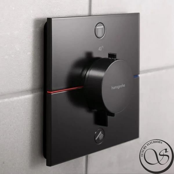 Термостат Hansgrohe ShowerSelect Comfort E 15572670 для душа черный матовый 15572670 фото
