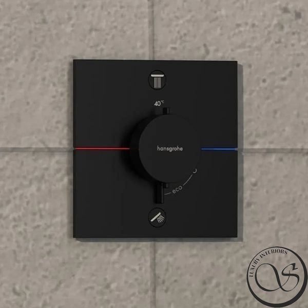 Термостат Hansgrohe ShowerSelect Comfort E 15572670 для душа черный матовый 15572670 фото