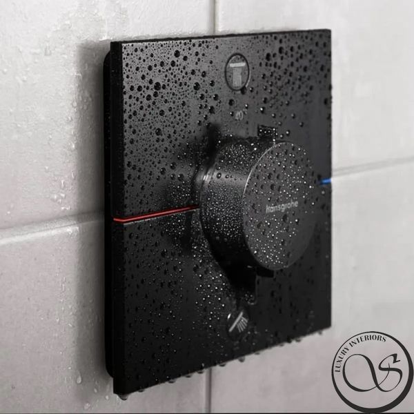 Термостат Hansgrohe ShowerSelect Comfort E 15572670 для душа черный матовый 15572670 фото