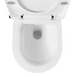 WC suspendat inteligent Volle NEMO II 1333.001057 Rimless 59,5*37*40cm, scaun cu functie bideu, control electronic 1333.001057 foto 5