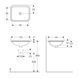 Lavoar sub blat GEBERIT VARIFORM 500.761.01.2 foto 2
