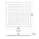 Лейка верхнего душа IMPRESE SQ400SS2 хром SQ400SS2 фото 2