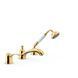 Baterie pentru cada TRES-CLASIC cu 3 orificii Aur 24K 24214501OR foto 1
