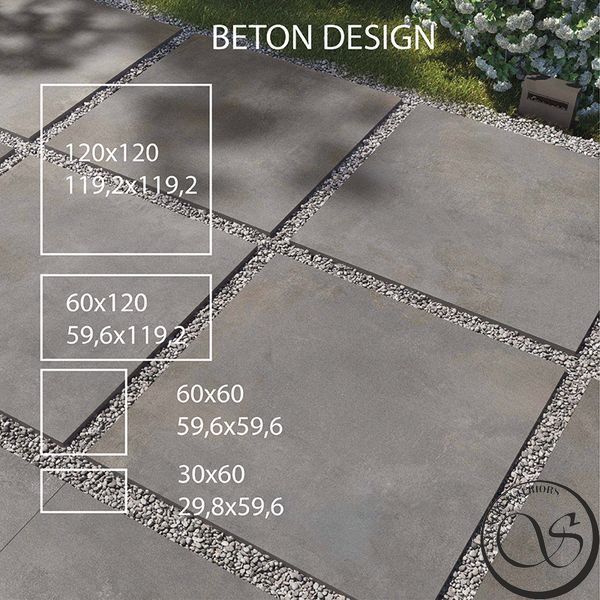 Плитка Cerdisa Beton Design Серый 80x80 см 0099285 99285 фото