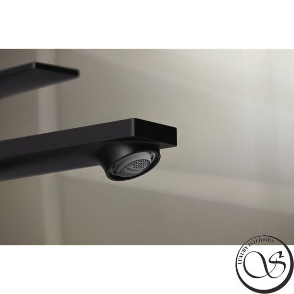 Baterie lavoar Hansgrohe Rebris E 72557670 negru mat 72557670 foto