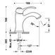 Baterie lavoar TRES-CLASIC 24210801LM bronz mat 24210801LM foto 2