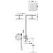 Sistem de duș ascuns PROJECT-TRES cu Rapid-box Black cu tentă bronz 21128003KMB foto 2