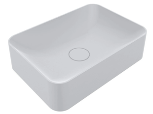 Умывальник Miraggio DEBORA Matt 50x13x35 см матовый накладной белый DEBORA Matt фото