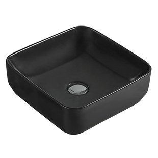 Lavoar pe blat, VOLLE 36*36*12,5cm, negru mat 13-01MBlack-035 foto