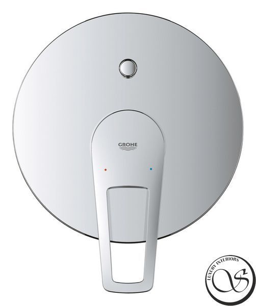 Grohe BauLoop Nou baterie de baie ascunsă cu parte interioară, crom (29081001) 29081001 foto