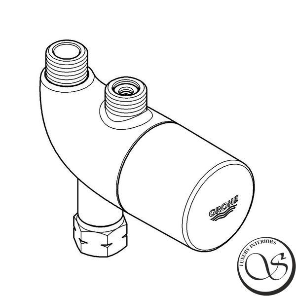 Grohe Grohtherm Micro termostat sub chiuvetă, crom 34487000 foto