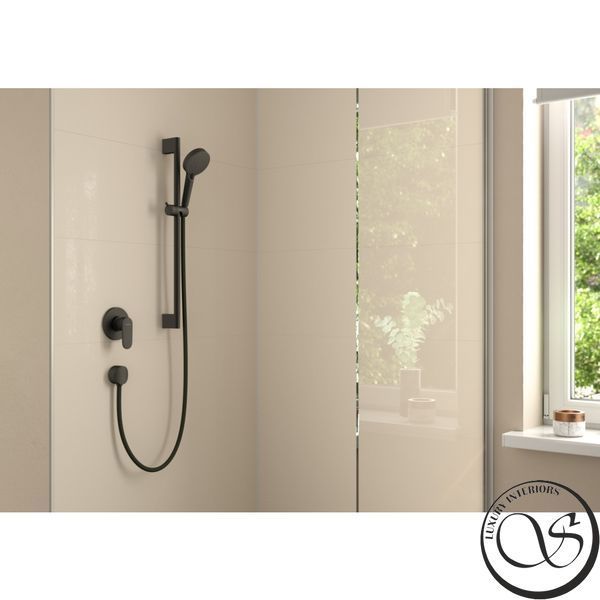 Hansgrohe Vernis Blend Baterie de duș ascunsă D110, negru mat (71649670) 71649670 foto