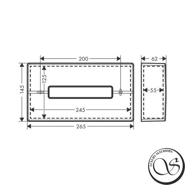 Recipient pentru șervețele Hansgrohe AddStoris (41774000) 41774000 foto