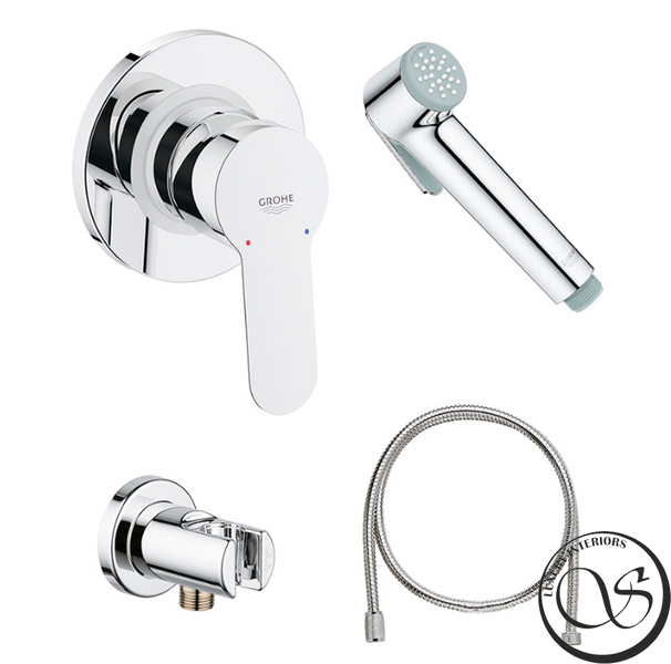 Set de dus igienic Bau Edge Grohe 28512001 montaj ascuns 28512001 foto