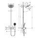 Sistem de dus Hansgrohe Pulsify Showerpipe 260 2jet 24240670 24240670 foto 2