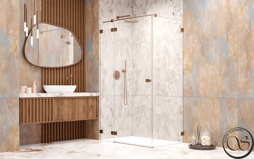Cabina de dus Radaway ESSENZA PRO BRUSHED COPPER KDJ 10097090-93-01L + 10098090-01-01 10097090-93-01L + 10098090-01-01 foto