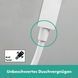 Bară de duș Hansgrohe Unica E Puro 65 cm cu furtun de 160 cm, alb mat (24404700) 24404700 foto 5