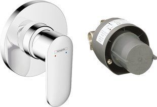 Смеситель для душа Hansgrohe Vernis Blend 70 скрытого монтажа с mini Ibox, Chrome (71663000) 71663000 фото