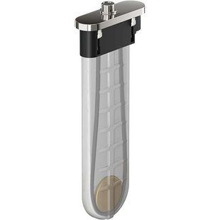 Partea exterioară cu rozetă dreptunghiulară Hansgrohe sBox 28010340 crom negru 28020340 foto