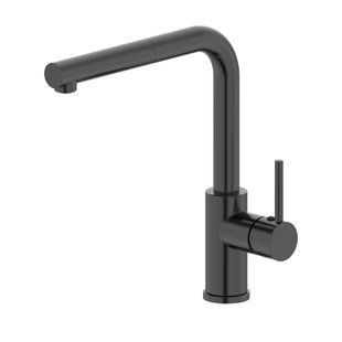 Смеситель для кухни IMPRESE ARGO-S f03409010DB с выдвижным изливом, черный матовый f03409010DB фото