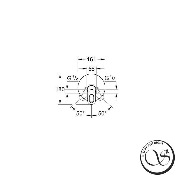GROHE BAULOOP Смеситель для душа однорычажный , DN 15, хром 29080000 фото