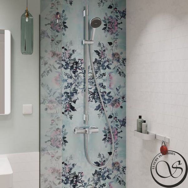 Душевой набор Hansgrohe Activera Select S 2jet EcoSmart, 28050000 со стойкой 105 см хром 28050000 фото
