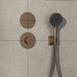 Переключатель Hansgrohe ShowerSelect Comfort S на 3 функции, Brushed Bronze (15558140) 15558140 фото 3