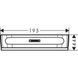 Скребок для стекла Hansgrohe WallStoris 19,5x4,4 см, Matt White (27916700) 27916700 фото 2